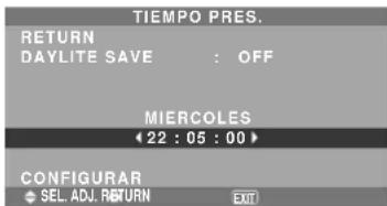 NEC PlasmaSync 42XM4 - TIEMPO PRES. - 1