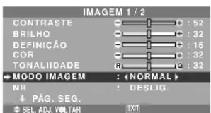 NEC PlasmaSync 42XM4 - Definir o modo de imagem de acordo com a claridade da sala - 1