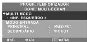 NEC PlasmaSync 42XM4 - ■ Definir ENTRADA MULTI - 2