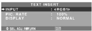 NEC PlasmaSync 42XM4 - Displaying the information as a text - 1