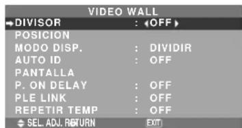NEC PlasmaSync 42XM4 - Ajuste de una video wall - 1