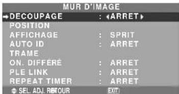 NEC PlasmaSync 42XM4 - Réglage du mur d'images - 1