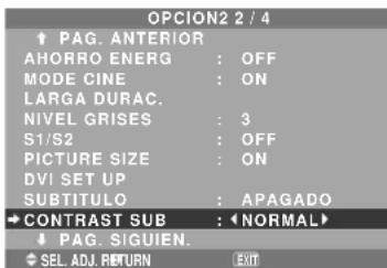 NEC PlasmaSync 42XM4 - ■ Ajustes de SUBTITULO - 1