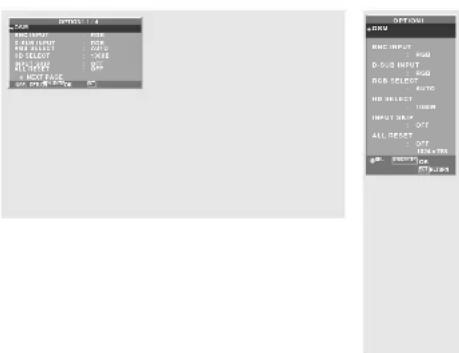 NEC PlasmaSync 42XM4 - OSM ANGLE settings - 1