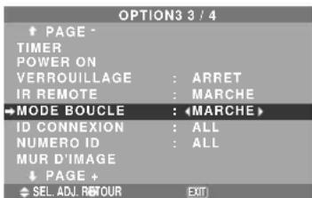 NEC PlasmaSync 42XM4 - Réglage du mode répétition - 1