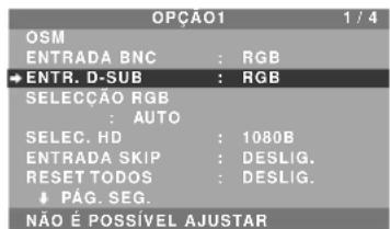 NEC PlasmaSync 50XM5 - Verificar o sinal a ser transmitido para o terminal RGB1 - 1