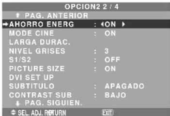 NEC PlasmaSync 50XM5 - Ajuste de la gestión de energía para las imágenes de ordenador - 1