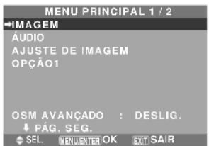 NEC PlasmaSync 50XM5 - Operações do Menu - 2