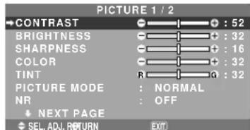 NEC PlasmaSync 50XM5 - Menu Operations - 4