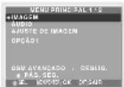 NEC PlasmaSync 50XM5 - Operações do Menu - 1