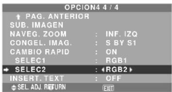 NEC PlasmaSync 50XM5 - Cambio rápido de la fuente de entrada - 1