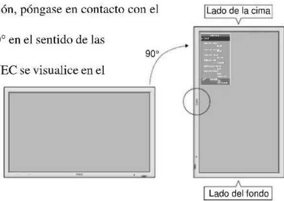 NEC PlasmaSync 50XM5 - Utilización del modo de mando a distancia con conexión de cable - 2