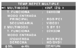 NEC PlasmaSync 61XM4 - Ejemplo: - 2