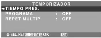 NEC PlasmaSync 61XM4 - Utilización del temporizador - 1