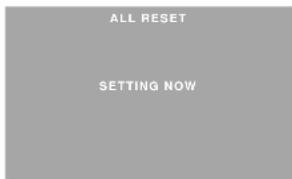 NEC PlasmaSync 61XM4 - Resetting to the default values - 2