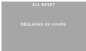 NEC PlasmaSync 61XM4 - Restauration des valeurs par défaut - 2