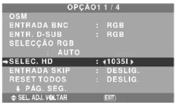 NEC PlasmaSync 61XM4 - Configurar imagens de alta definição para o tamanho de tela adequado - 1