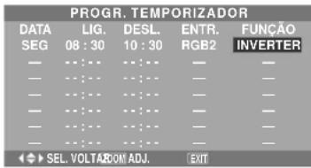 NEC PlasmaSync 61XM4 - ■ Definições TEMPO REAL - 1