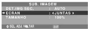 NEC PlasmaSync 61XM4 - Apagar a imagem da tela inferior quando não há sinal de entrada - 1