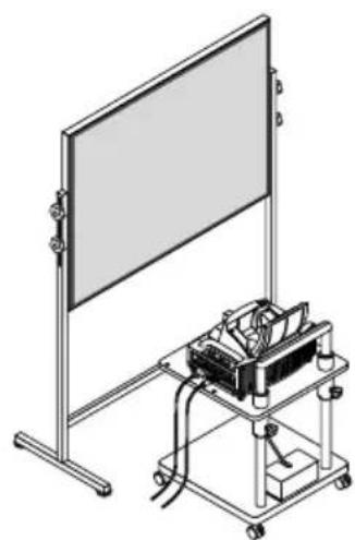 NEC WT600 - Justera den projicerade bildens position och storlek (fokuseringsjusteringar) - 3