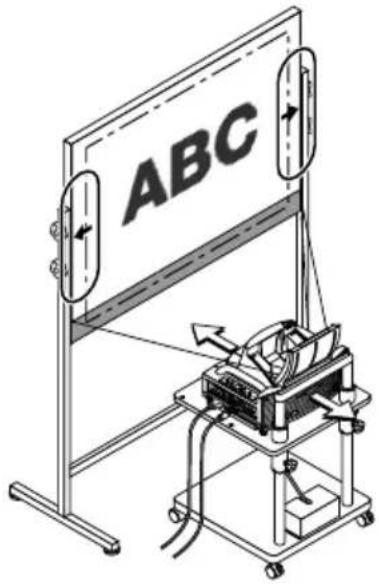 NEC WT600 - Justera den projicerade bildens position och storlek (fokuseringsjusteringar) - 6