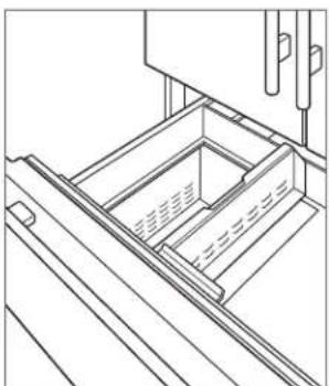 Sub-Zero CL4250SO - To install the freezer baskets (over-and-under models): - 2