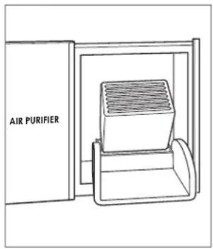 Sub-Zero CL4250SO - Pour remplacer la cartouche de purification d'air : - 1