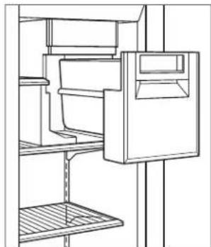 Sub-Zero CL4250SO - To remove the ice bin (side-by-side dispenser models): - 1