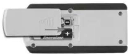 Laserliner Quadrum DigiPlus M350 S - Indsættelse af batterierne ved fjernbetjeningen - 1
