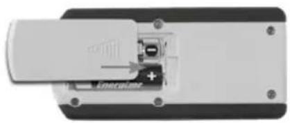 Laserliner Quadrum DigiPlus M350 S - Plaatsen van de batterijen in de afstands-bediening - 1
