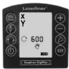 Laserliner® X Y 600 XDD + - - tilt Quadrant DigRadus