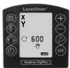 Laserliner® X Y 600 + - - - tilt Gelium Digital