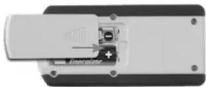 Laserliner Quadrum DigiPlus M350 S - Isättning av batterier i fjärrkontrollen - 1