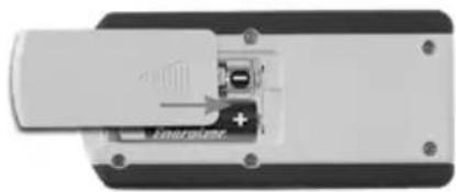 Laserliner Quadrum DigiPlus M350 S - Inserimento delle batterie nel telecomando - 1