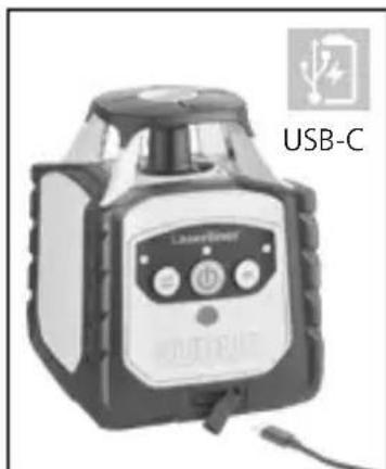 Laserliner Cubus 110 S - Utilização da unidade de alimentação / bateria de iões de lítio - 1