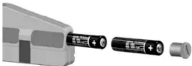 Laserliner HandyLaser Plus - Mise en place des piles - 1