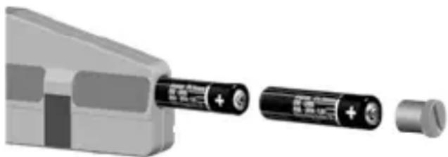 Laserliner HandyLaser Plus - Poner las pilas - 1