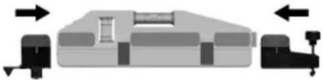 Laserliner HandyLaser Plus - B Zakładanie stopek regulacyjnych - 1