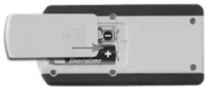 Laserliner Quadrum DigiPlus 410 S - Innlegging av batteriene på fjernbetjeningen - 1