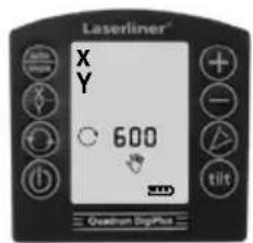 Laserliner® X Y 600 ZTO Quadrum Diaphragm