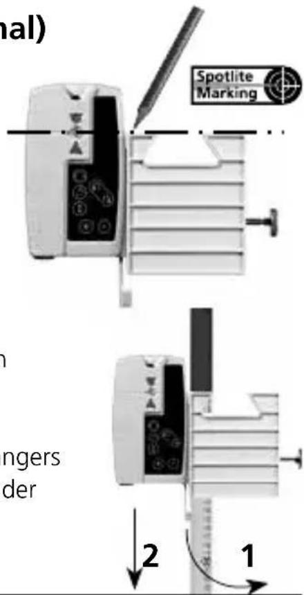 Laserliner SensoCommander - Universalhalterung (optional): - 1