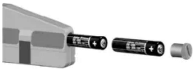 Laserliner HandyLaser Compact - Applicazione delle pile - 1