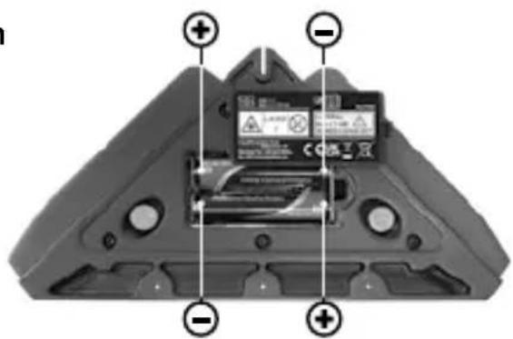 Laserliner SuperSquareLaser 2G Plus - Einlegen der Batterien - 1
