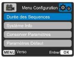 NEXT BASE 122HD - Options: active et désactive - 2