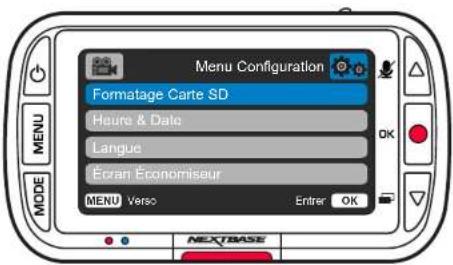 NEXT BASE 222X - Menu (suite) - 1