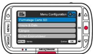 NEXT BASE 222XR - Menu (suite) - 1