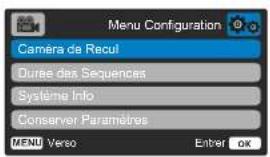 NEXT BASE 222XR - Options du menu configuration (suite) - 1