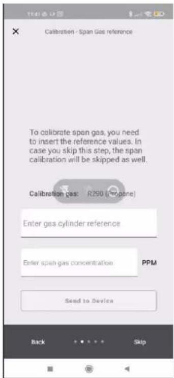 Carel GLD - Calibrage via l'application - 2