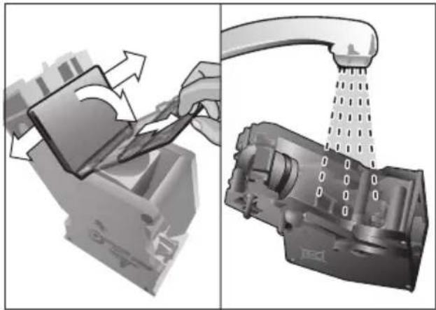 SIEMENS TE651209GB - Pulizia dell'unità di infusione (figura G) - 3