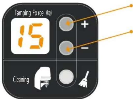 UNIC CDE37S - Tamping force adjustment - 1